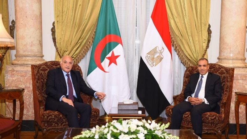 وزير الخارجية ونظيره الجزائري