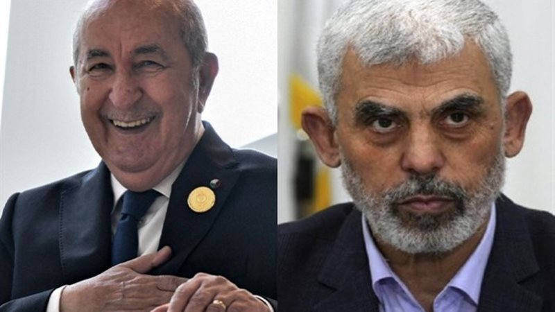 السنوار والرئيس الجزائري