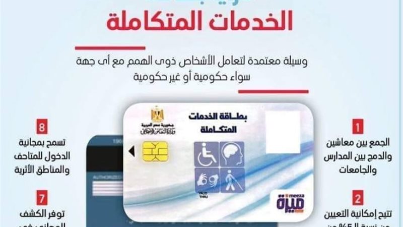 ‏كارت الخدمات التكاملة 2024 - Hvadtdm