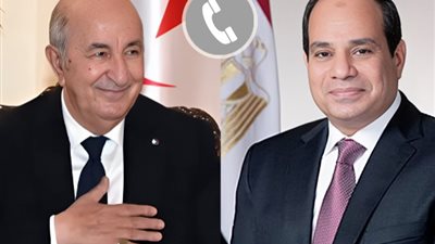 الرئيس السيسي يهنئ عبدالمجيد تبون على فوزه بولاية رئاسية جديدة للجزائر