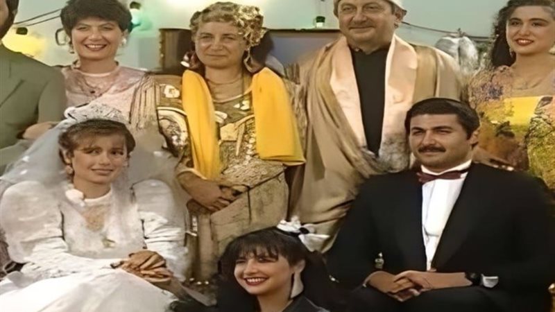 الفنانة ناهد رشدي في مشهد الفرح في لن أعيش في جلباب أبي