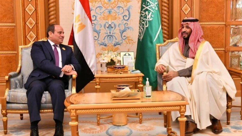 الرئيس عبد الفتاح السيسي والأمير محمد بن سلمان