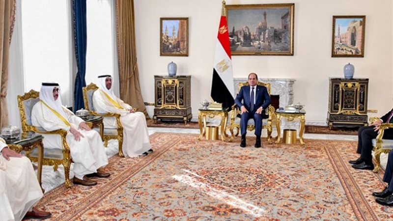 الرئيس السيسي ووزير خارجية الكويت