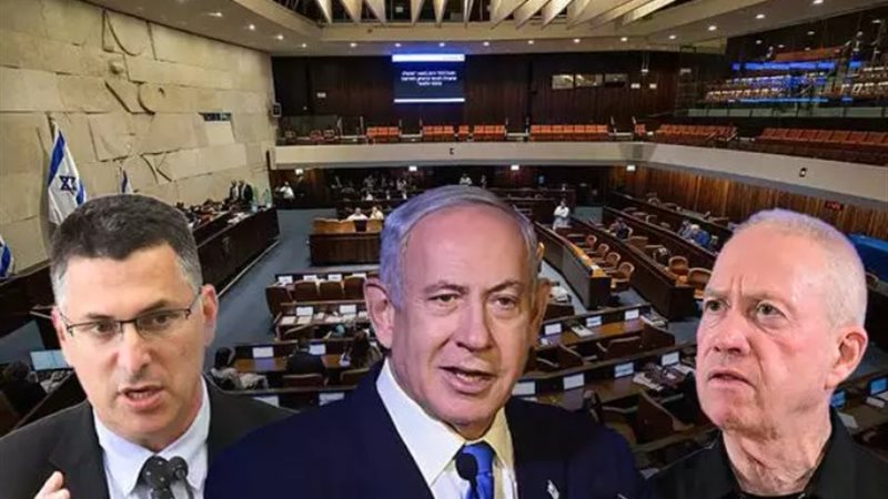 رئيس وزراء الاحتلال بنيامين نتنياهو ووزير الحرب يؤآف جالانت