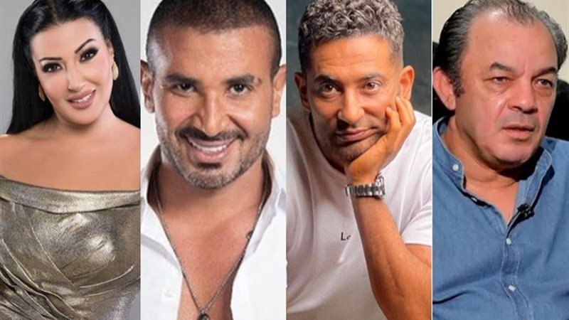 علاء مرسي وأحمد سعد وعمرو سعد وسمية الخشاب