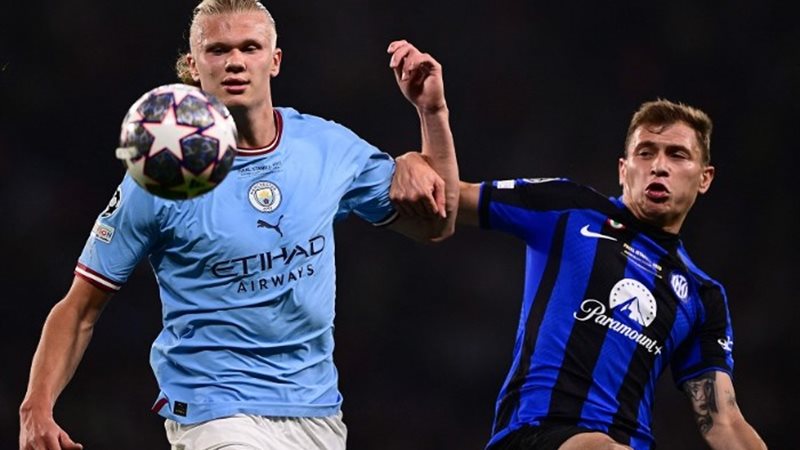 شاهد بث مباشر مباراة مانشستر سيتي وإنتر ميلان في دوري أبطال