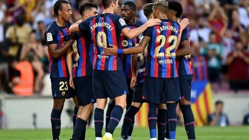 مباراة برشلونة وموناكو