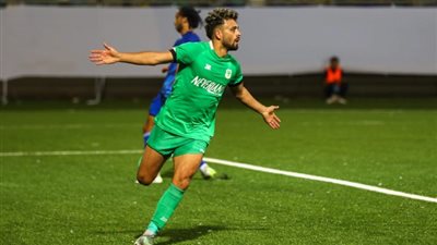 بثنائية صلاح محسن، المصري يتقدم على الهلال الليبي في الشوط الأول