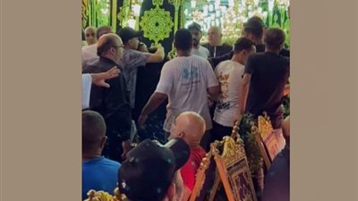 سمسم شهاب ومصطفى كامل وحودة بندق، نجوم يواسون إسماعيل الليثي لوفاة نجله