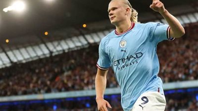 هالاند يغرد وحيداً، هدافي الدوري الإنجليزي بعد مرور خمس جولات