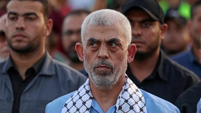 يحيى السنوار رئيس المكتب السياسي لحركة المقاومة الفلسطينية