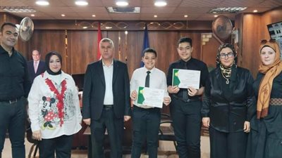 تكريم شقيقان تقديرًا لتميزهم في مشروعات المبادرة الوطنية للمشروعات الخضراء