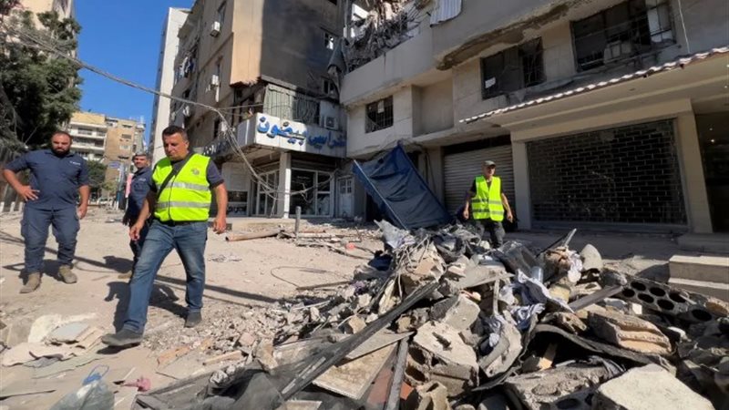 أثر القصف الإسرائيلي على الجنوب اللبناني