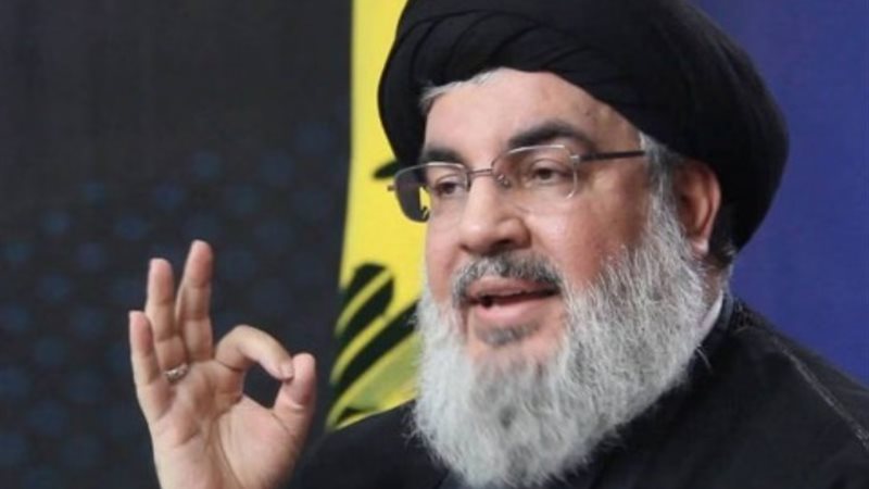 حسن نصر الله الأمين العام لحزب الله اللبناني