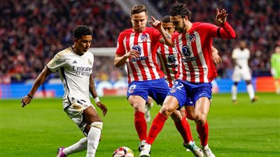 الموعد والقنوات الناقلة مباراة ريال مدريد وأتلتيكو مدريد بالدوري الإسباني 2024