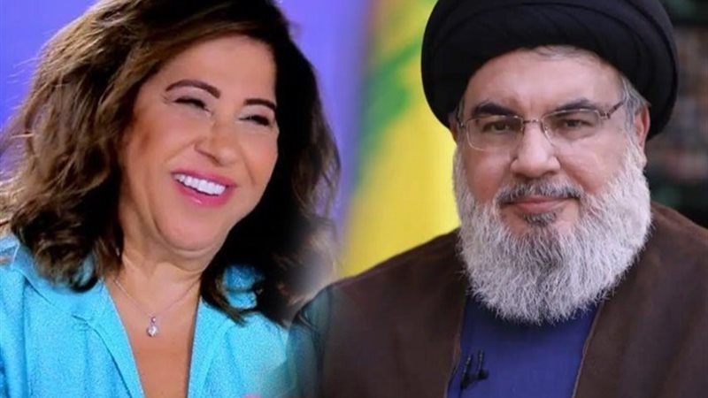 ليلى عبد اللطيف وحسن نصر الله