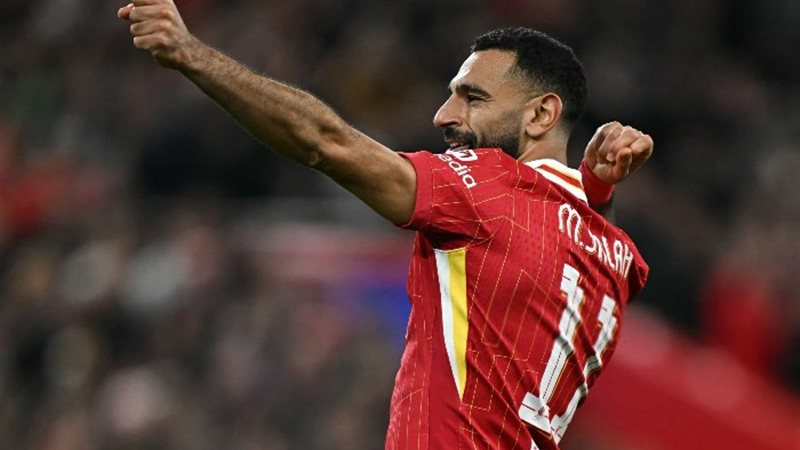 إحتفال محمد صلاح