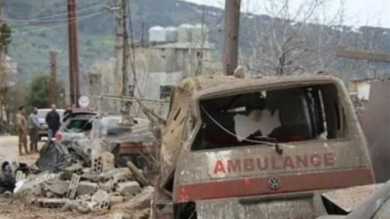 قصف مستشفى مرجعيون ــ أرشيفية