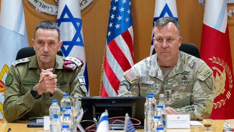 قائد القيادة المركزية الأمريكية في تل أبيب ـ أرشيفية