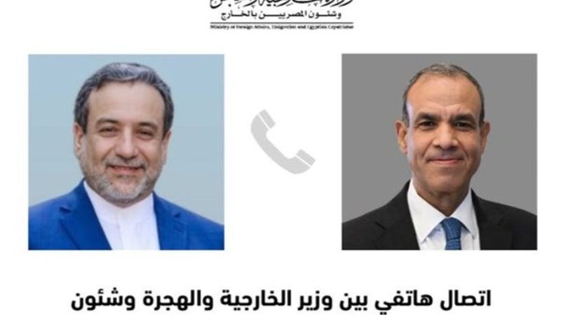 وزير الخارجية ونظيره الإيراني