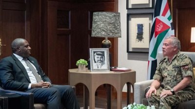 رسائل ملك الأردن لوزير الخارجية البريطاني، ماذا قال عن غزة ولبنان؟