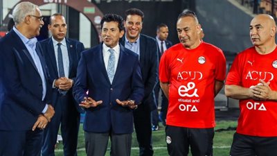 بحضور وزير الرياضة، منتخب مصر يواصل استعداداته لمواجهة موريتانيا