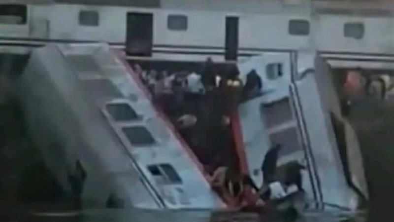 حادث تصادم قطارين المنيا