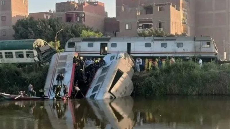 حادث قطاري المنيا