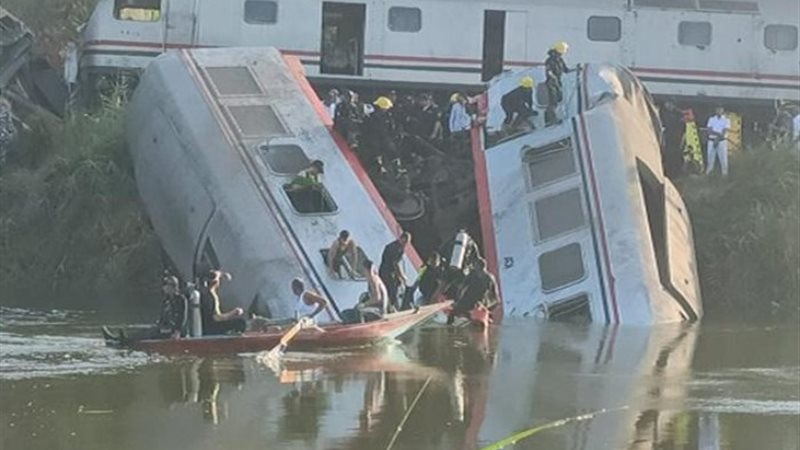 حادث قطار المنيا