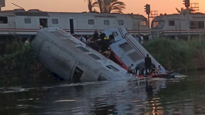حادث قطار المنيا