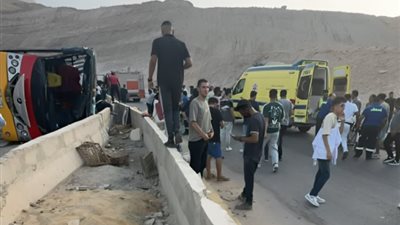الصحة: ارتفاع حالات الوفاة لحادث أتوبيس الجلالة لـ 12 حالة وإصابة 33