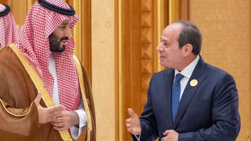 الرئيس عبد الفتاح السيسي وولي عهد السعودية محمد بن سلمان