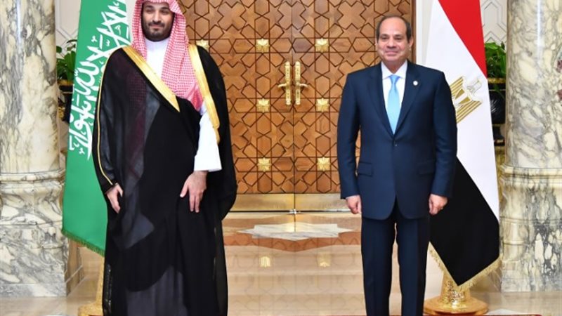 الرئيس السيسي وولي عهد المملكة العربية السعودية