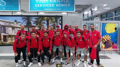 منتخب المغرب يصل الغردقة للمشاركة في بطولة أفريقيا للكرة الشاطئية