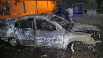 عامل يشعل النيران في سيارة زوج شقيقته بجرجا