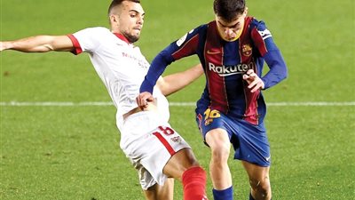 البث المباشر لمباراة برشلونة وأشبيلية في الدوري الإسباني