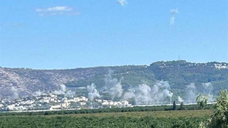 اندلاع حرائق في مستوطنة شلومي شمال فلسطين المحتلة