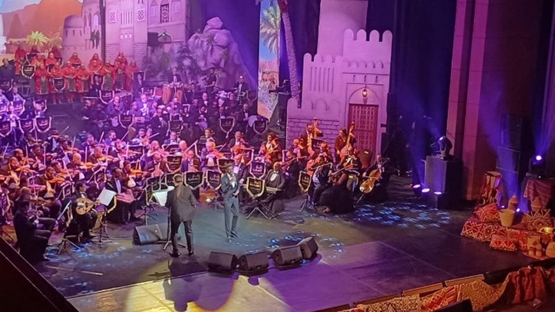 لقطة من جانب حفل الموسيقى العربية
