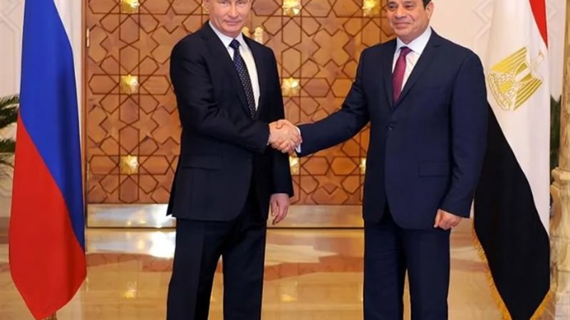 الرئيس السيسي ونظيره الروسي