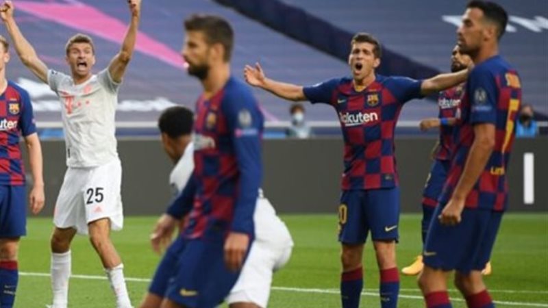 مباراة برشلونة وبايرن ميونخ