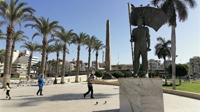 ميدان الشهداء ببورسعيد يجسد روح المقاومة ويرتبط بالأحداث التاريخية للمحافظة