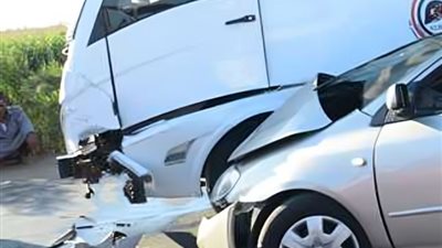 حادث تصادم يخلف 3 إصابات في أخميم بسوهاج