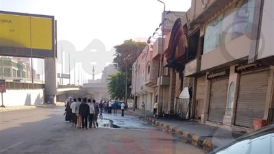 الحماية المدنية تسيطر على حريق نادي الزمالك (صور)