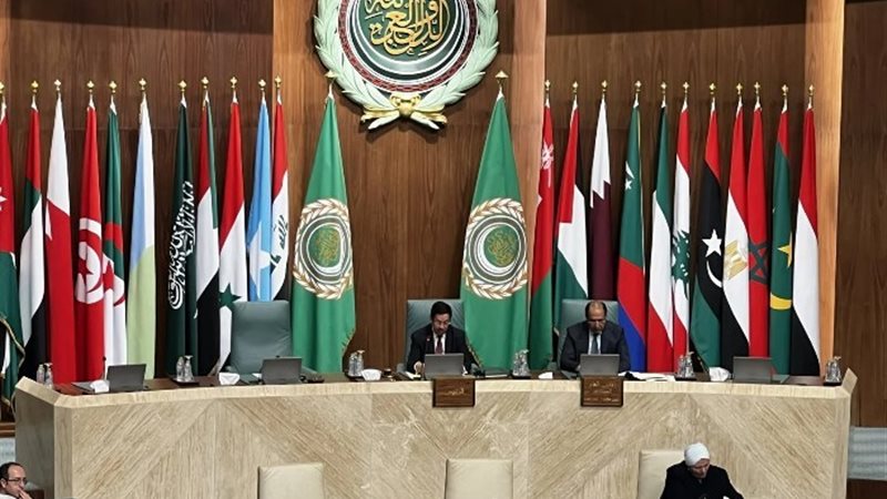 جلسة أعمال الدورة غير العادية لمجلس الجامعة العربية
