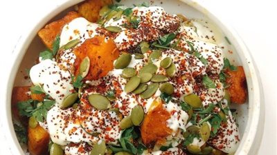 طريقة عمل سلطة يقطين بصوص الزبادي، «دلعي أسرتك في الفطار»