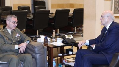 ميقاتي لقائد قوات «اليونيفيل»: المؤشرات الدبلوماسية تؤكد رفض إسرائيل الحلول المقترحة