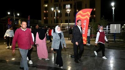 محافظ دمياط يتفقد ندوات كلية التصميم جامعة كوفنتري على «جسر الحضارة»(صور)