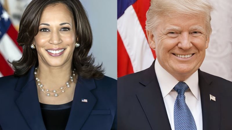 ترامب وهاريس