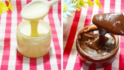 4 طرق سهلة ومكوناتها متوفرة, بديل النوتيلا والحليب المحلي المكثف