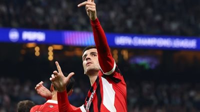 الشوط الأول، ريال مدريد في قبضة ميلان بدوري أبطال أوروبا
